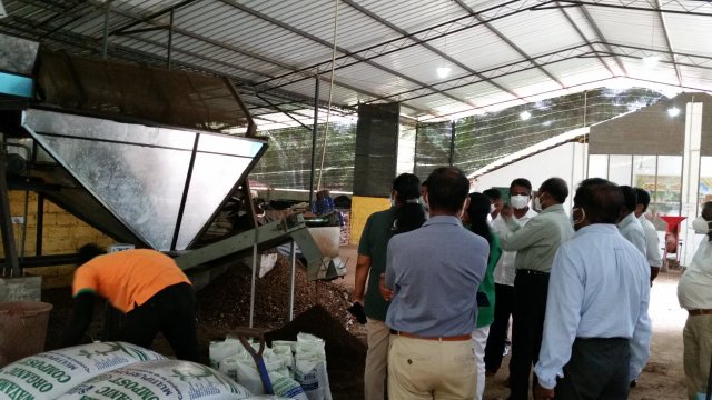 Inspection of Organic Fertilizer Production Projects 